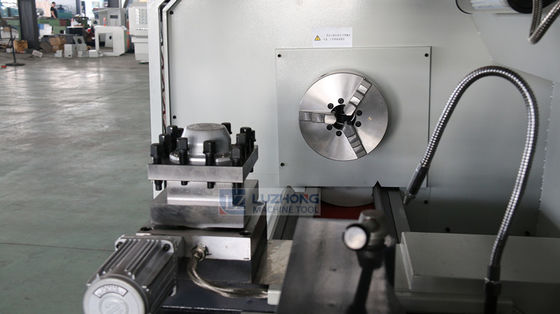 Ελαφριά CNC υπολογιστών γραφείου τύπων CNC μηχανών τόρνου οριζόντια μικρή μηχανή CK6136 τόρνου