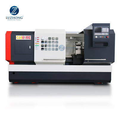 CNC κρεβατιών μηχανών τόρνου της Κίνας CNC επίπεδος τόρνος Siemens CAK6180