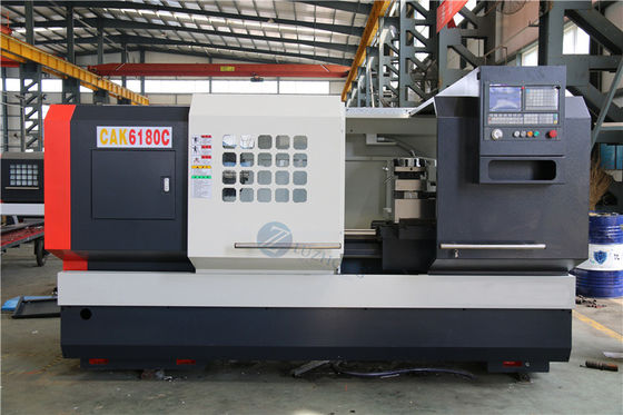 CNC κρεβατιών μηχανών τόρνου της Κίνας CNC επίπεδος τόρνος Siemens CAK6180