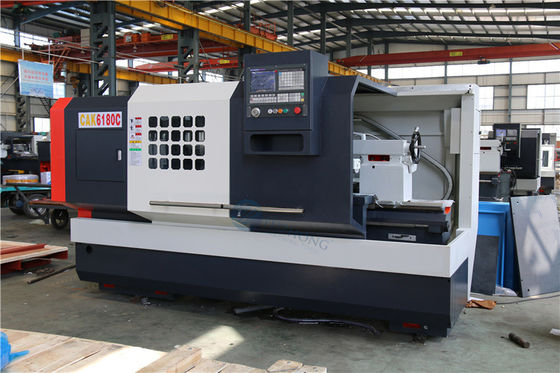 CNC κρεβατιών μηχανών τόρνου της Κίνας CNC επίπεδος τόρνος Siemens CAK6180