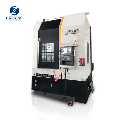 VTC700 CNC μικροί ενιαίοι άξονες κάλυψης κάθετου τόρνου πλήρεις